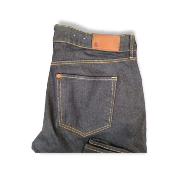 Divided By H&M Women's Dark Blue Indigo Belt Loop Fly Zip Denim Jeans Size 30 - Picture 3 of 4